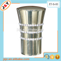 BEST selling design diamond curtain finial for curtain rod pole, 12" retractable curtain rod bracket